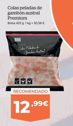 Oferta de Premium Colas Peladas De Gambón Austral  por 12,99€ en La Sirena