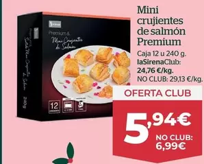 Oferta de Premium Mini Crujientes De Salmón por 6,99€ en La Sirena