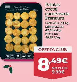 Oferta de Premium Patatas Cóctel Carne Asada por 9,99€ en La Sirena