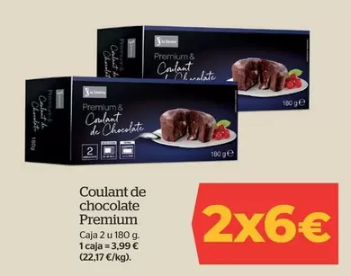 Oferta de Premium Coulant De Chocolate por 3,99€ en La Sirena