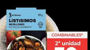 Oferta de Mejillones En Salsa Marinera por 3,99€ en La Sirena