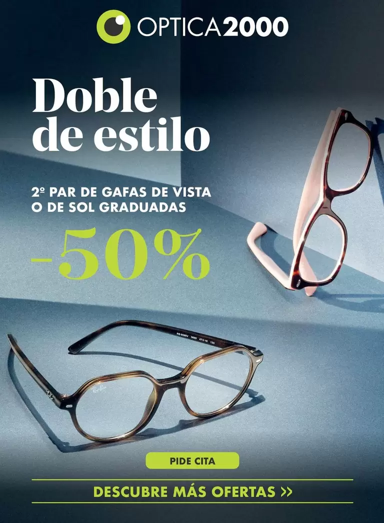 Oferta de Optica 2000 - Doble De Estilo en Optica 2000