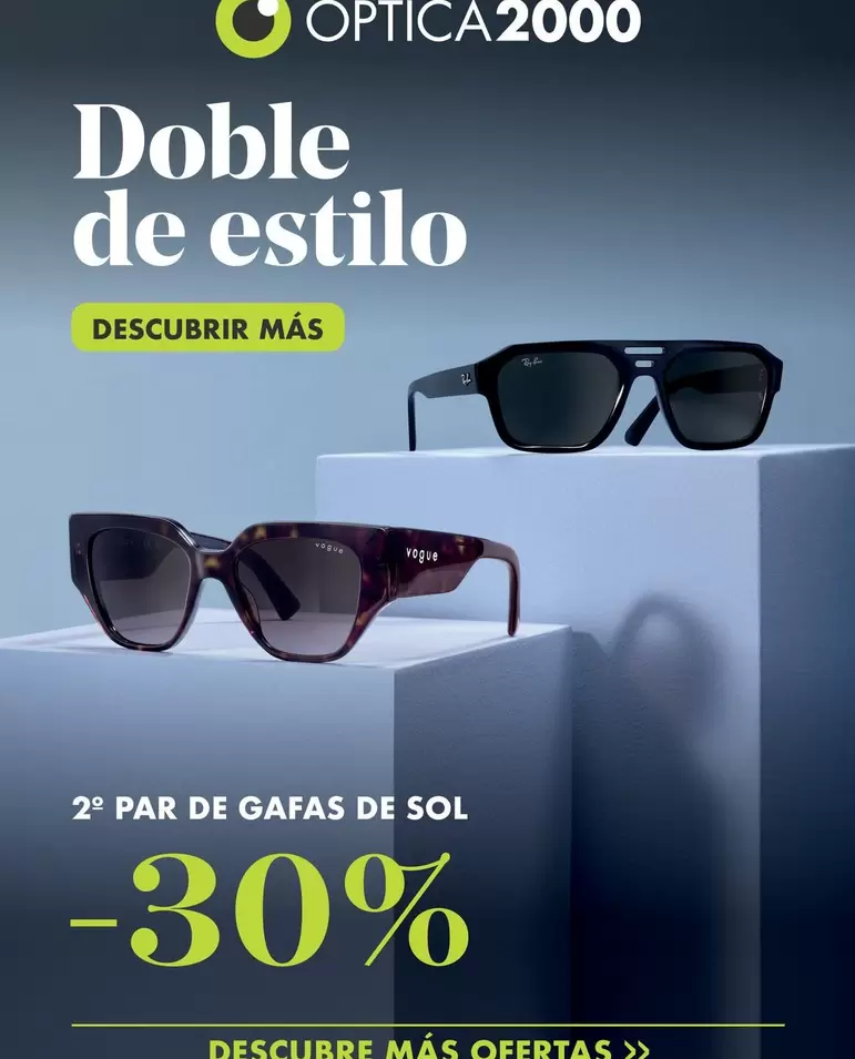 Oferta de Optica 2000 - Doble De Estilo en Optica 2000