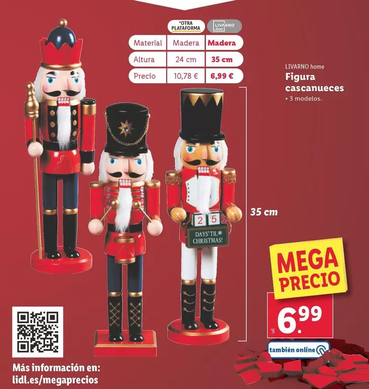 Oferta de Livarno Home - Figura Cascanueces por 6,99€ en Lidl