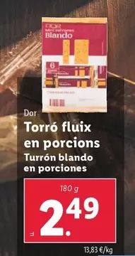 Oferta de Dor - Turron Blando En Porciones por 2,49€ en Lidl