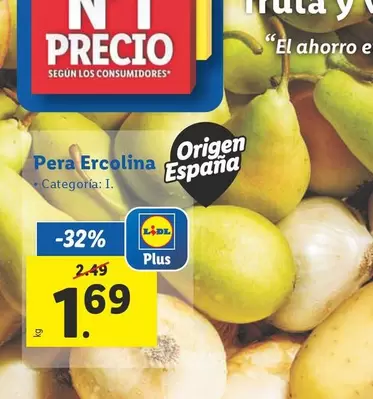 Oferta de Pera Ercolina por 1,69€ en Lidl