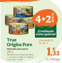 Oferta de True Origins - Pure Humedo Para Perro por 1,99€ en Tiendanimal