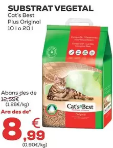 Oferta de Cat's Best - Lecho Vegetal por 8,99€ en Kiwoko