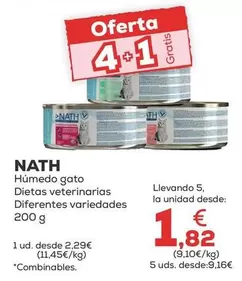 Oferta de Nath - Humedo Gato  por 2,29€ en Kiwoko