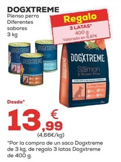 Oferta de Dogxtreme -  Pienso Perro Diferentes Sabores por 13,99€ en Kiwoko