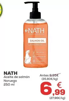 Oferta de Nath - Aceite De Salmon por 6,99€ en Kiwoko