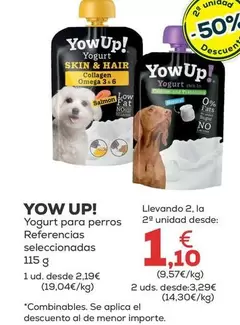 Oferta de Omega - Yogurt Para Perros por 2,19€ en Kiwoko