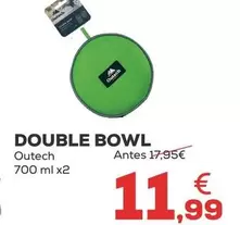 Oferta de Outech - Double Bowl por 11,99€ en Kiwoko