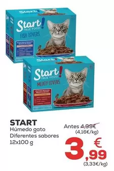 Oferta de Start - Humedo Gato por 3,99€ en Kiwoko