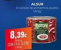 Oferta de Alsur - Ensalada De Pimientos Asados por 8,39€ en CashDiplo