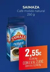 Oferta de Saimaza - Cafe Molido Natural por 2,55€ en CashDiplo