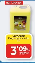 Oferta de Vivo cheff - Fregasuelos Citrico por 3,09€ en CashDiplo