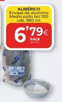 Oferta de Aliberico - Envase De Aluminio Medio Pollo Bol por 6,79€ en CashDiplo