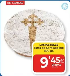 Oferta de Lamastelle -  Tarta De Santiago IGP por 9,45€ en CashDiplo