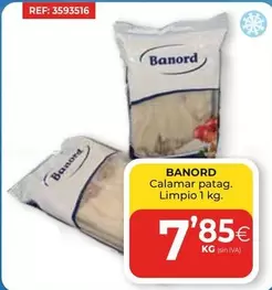 Oferta de Banord - Calamar Patag. Limpio por 7,85€ en CashDiplo