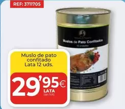 Oferta de Muslo De Pato Confitado por 29,95€ en CashDiplo