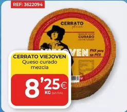 Oferta de Cerrato Viejoven - Queso Curado Mezcla por 8,25€ en CashDiplo