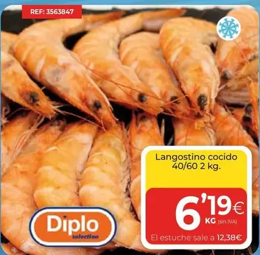 Oferta de Diplo - Langostino Cocido por 6,19€ en CashDiplo