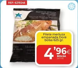 Oferta de Filete Merluza Empanada Doré por 4,96€ en CashDiplo