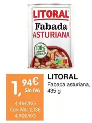 Oferta de Litoral - Fabada Asturiana por 1,94€ en CashDiplo