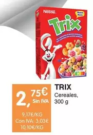 Oferta de Nestlé - Trix Cereales por 2,75€ en CashDiplo