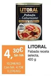 Oferta de Litoral - Fabada Receta Selecta por 4,3€ en CashDiplo