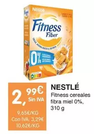 Oferta de Nestlé - Fitness Cereales Fibra Miel 0% por 2,99€ en CashDiplo