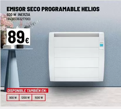 Oferta de Seco - Emisior  Programable Helios por 89€ en Brico Depôt