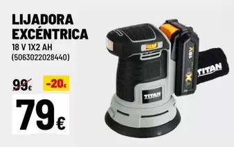 Oferta de Titan - Lijadora Excentrica por 79€ en Brico Depôt