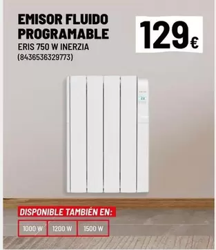 Oferta de Emisor Fluido Programable por 129€ en Brico Depôt