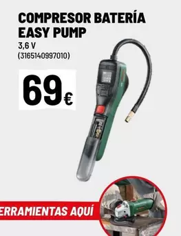 Oferta de Easy - Compresor Batería por 69€ en Brico Depôt