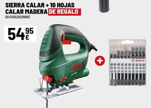 Oferta de Sierra - Sierra Calar + 10 Hojas Calar Madera De Regalo por 54,95€ en Brico Depôt