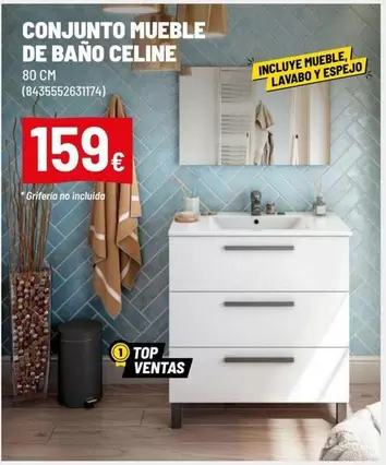 Oferta de Celine - Conjunto Mueble De Bano por 159€ en Brico Depôt