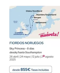 Oferta de Fiordos Noruegos por 855€ en Nautalia Viajes