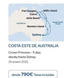Oferta de Costa Este De Australia por 790€ en Nautalia Viajes