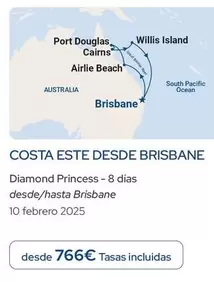 Oferta de Costa Este Desde Brisbane por 766€ en Nautalia Viajes