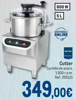 Oferta de Metro Professional - Cuchilla De Acero por 349€ en Makro