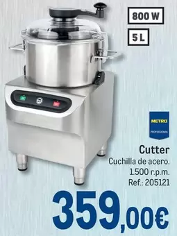 Oferta de Metro Professional - Cuchilla De Acero por 359€ en Makro