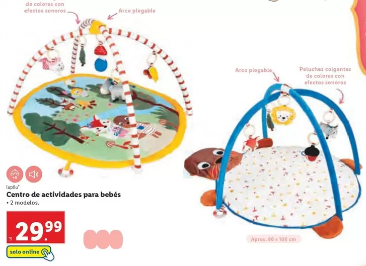 Oferta de Lupilu - Centro De Actividades Para Bebés por 29,99€ en Lidl