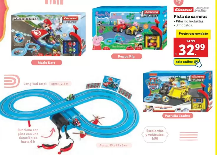 Oferta de Carrera - Pista por 32,99€ en Lidl