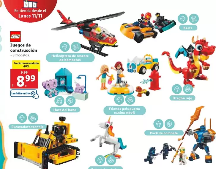 Oferta de LEGO - Juegos De Construcción por 8,99€ en Lidl