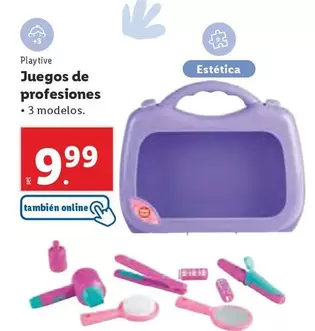 Oferta de Playtive - Juegos De Profesiones por 9,99€ en Lidl