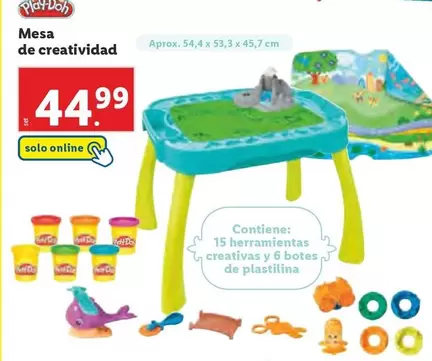 Oferta de Play-Doh - Mesa De Creatividad por 44,99€ en Lidl