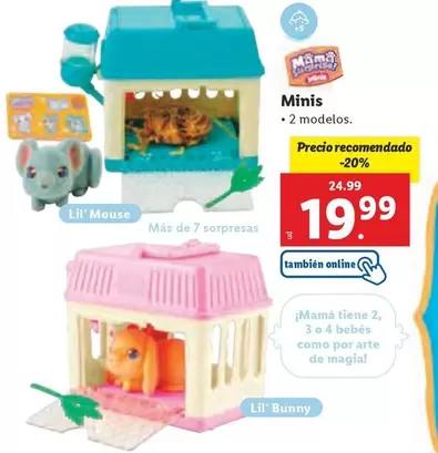 Oferta de Minis por 19,99€ en Lidl