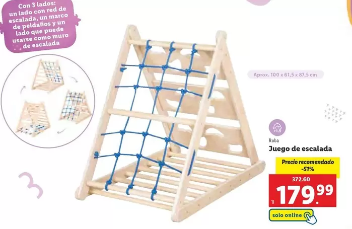 Oferta de Roba - Juego De Escalada por 179,99€ en Lidl